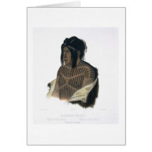 Mahsette-Kuiuab, Chief of the Cree Indians, plate Card
