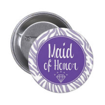 Maid of Honour Button