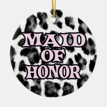 Maid of Honour Christmas Ornaments