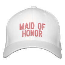 Maid of Honour Embroidered Hat