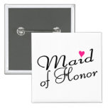 Maid Of Honour Pinback Button