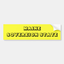 MAINE BUMPER STICKERS