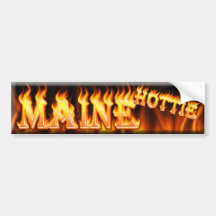 maine hottie bumper sticker