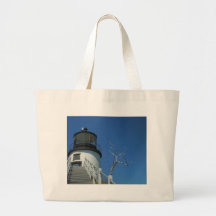 Maine Lighthouse 16 Canvas Bags