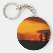 Maine October Sunrise Keychains