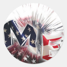 MAINE ROUND STICKERS