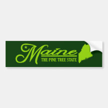 Maine (State of Mine) Bumper Sticker