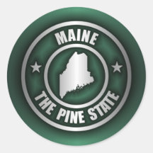"Maine Steel 2" Stickers