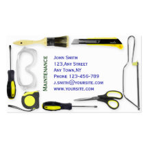 Maintenance Business Card Template