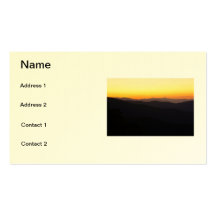 Majestic Mountains Business Card Template