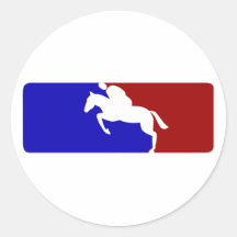 Major League Horse Racing Stickers