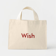 Make a (Wish) Tote Canvas Bag