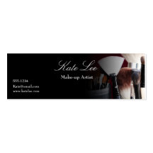 Make up brush Mini cosmetologist business card