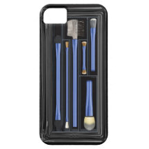 Make up case multi blue iPhone 5 case