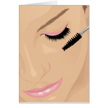 Make up model cartoes