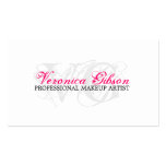 MAKEUP ARTIST BUSINESS CARDS