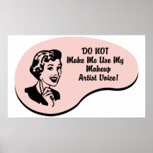 Makeup Artist Voice Posters