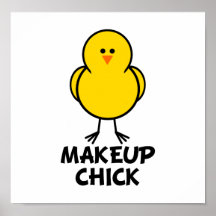 Makeup Chick Print