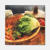 Making Waldorf Salad Fridge Magnet
