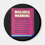 Malaria Warning Fridge Magnet