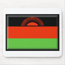 Malawi Flag Mousepads