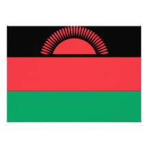 Malawi Flag Personalized Invite