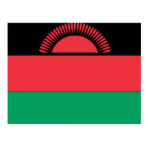 Malawi Flag Postcards