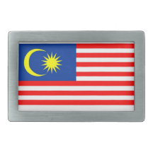 malaysia country flag belt buckle