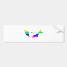 Malaysia Maps Bumper Sticker