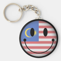Malaysia Smiley Key Chain