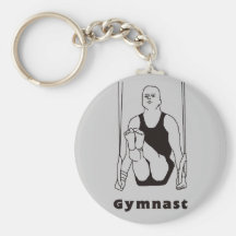 Male Gymnast Keychain