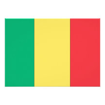 Mali Flag Custom Invitations