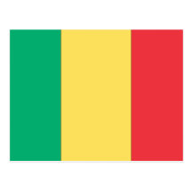 Mali Flag Postcard