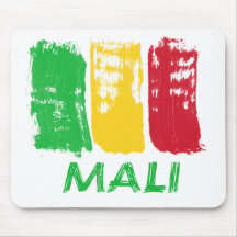 Malian flag design mousepads