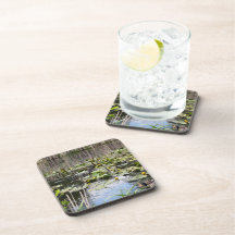 Mallards and Lilies Beverage Coasters