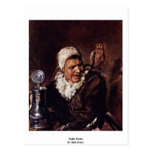 Malle Babbe By Hals Frans Postcard