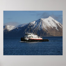 Malolo Tugboat in Dutch Harbour, AK Poster
