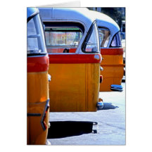 Maltese Buses Greeting Card