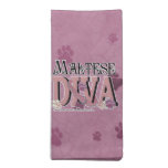 Maltese DIVA Cloth Napkin