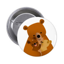 Mama Bear button badge