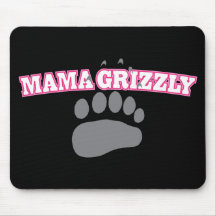 Mama Grizzly Mouse Pads