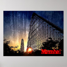 Mamba Rollercoaster World's of Fun Kansas City Print