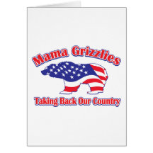 Mamma-Grizzly Greeting Card