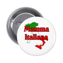 Mamma Italiana Pinback Button
