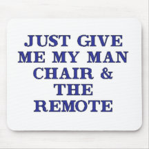 Man Chair & Remote Mousepad