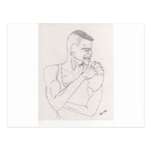 "Man Crossed Arms" Post Cards