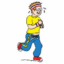 Man Jogging Acrylic Cut Out