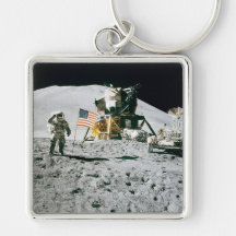 Man on the Moon Key Chain