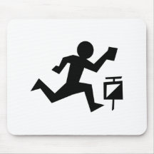 Man Running Mouse Pad
