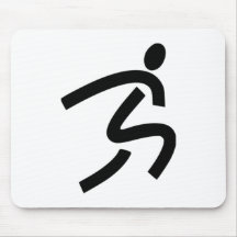 Man Running Mousepads